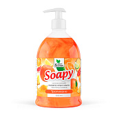  Крем-мыло жидкое с перламутром Soapy Тропикано увлажн. с дозатором 1000 мл. Clean&Green CG8309 