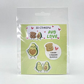 Набор 3D стикеров для телефона AVO Love 3 шт., 16595 Набор 3D стикеров для телефона AVO Love 3 шт., 16595