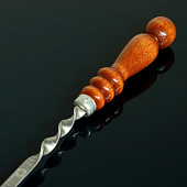 Шампур узбекский для шашлыка с деревянной ручкой 60см 4455177 Шампур узбекский для шашлыка с деревянной ручкой 60см 4455177