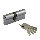  Цилиндр ключ/ключ МЦ-80 (45-35) ЛУ-80 (хром) Нора-М 