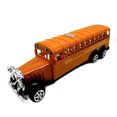 Автобус инерционный Школьный, ретро, 23х6 см, 606 Автобус инерционный Школьный, ретро, 23х6 см, 606