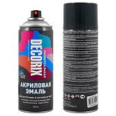 Эмаль аэрозольная универсальная Графитовый серый DECORIX, 520мл. Эмаль аэрозольная универсальная Графитовый серый DECORIX, 520мл.