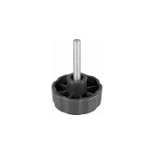 Ручка-барашек с резьбовым штифтом D50 М6x50, пластик, чёрный, 1шт