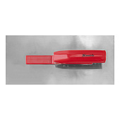  Гладилка из нерж. стали, 280х130мм, зеркальная полировка, пластмас. ручка 