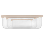 Набор контейнеров Sugar&Spice Vanilla (0,18л + 0,5л +1л) с крышкой латте SE168712005 Набор контейнеров Sugar&Spice Vanilla (0,18л + 0,5л +1л) с крышкой латте SE168712005