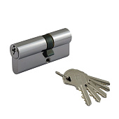  Цилиндр ключ/ключ МЦ-70 (40-30) ЛУ-70 (хром) Нора-М 
