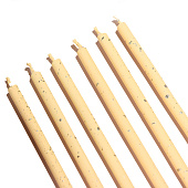 Набор свечей в торт, 6 штук "Исполнение желаний", 15 см, жёлтый 9785818 Набор свечей в торт, 6 штук "Исполнение желаний", 15 см, жёлтый 9785818