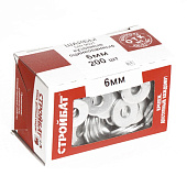 Шайба оцинк.кузовная DIN 9021 6 мм (200 шт) Шайба оцинк.кузовная DIN 9021 6 мм (200 шт)