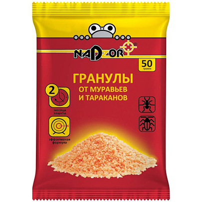 Гранулы от муравьев 50гр. NADZOR GRAN123 Гранулы от муравьев 50гр. NADZOR GRAN123