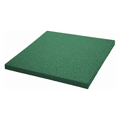  Плитка из резиновой крошки 500х500х30 мм зеленый 