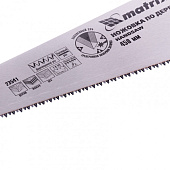 Ножовка по дереву 450мм, 7-8 TPI, зуб - 3D, каленый зуб, двухкомпонентная рукоятка, Matrix Ножовка по дереву 450мм, 7-8 TPI, зуб - 3D, каленый зуб, двухкомпонентная рукоятка, Matrix