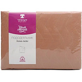  Пододеяльник 205х210 Цвет Эмоций стеганый на молнии всесезонный поплин, кэмел 