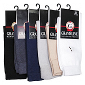 Мужские носки GRAND LINE (M-101), белый, р. 25 Мужские носки GRAND LINE (M-101), белый, р. 25