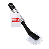  Щетка для посуды VETTA Сопрано, полипропилен, нерж.сталь, 25х6,5х5см 441-040 
