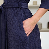 Халат бамбук женский (синий) S-M, MONA LISA Parlament Халат бамбук женский (синий) S-M, MONA LISA Parlament