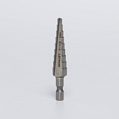 Сверло ступенчатое d=4-12мм 9ступ L- 65 мм/STAYER "MASTER Сверло ступенчатое d=4-12мм 9ступ L- 65 мм/STAYER "MASTER