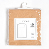  Простыня 220х240 Этель цв.бежевый, 100% хлопок, бязь, 9046061 