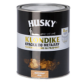 Эмаль с молотковым эффектом медь HUSKY-KLONDIKE 0.9л