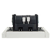  Выключатель встраиваемый 1 клавиша, цвет белый, IEK FORTE&PIANO 