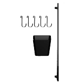 Рейлинговая система для кухни на 7 предметов Доляна, 60,5 см, цвет чёрный 6961925 Рейлинговая система для кухни на 7 предметов Доляна, 60,5 см, цвет чёрный 6961925