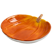 Блюдо Bright pumpkin 23 см,оранжевое, Тыква ANLAF-FDWS-031224-11