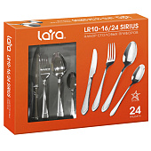 Набор столовых приборов LARA LR10-16/24 SIRIUS Набор столовых приборов LARA LR10-16/24 SIRIUS