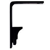 Кронштейн стеновой МОДЕРН однорядный черный Кронштейн стеновой МОДЕРН однорядный черный