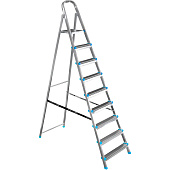 Стремянка стальная 8 ступеней, высота платформы 165см, макс. нагр. 120кг. Стремянка стальная 8 ступеней, высота платформы 165см, макс. нагр. 120кг.