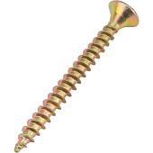 Саморезы универсальные желтые ШУж 5,0х50мм, потайная голова, 150шт Саморезы универсальные желтые ШУж 5,0х50мм, потайная голова, 150шт