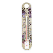  Термометр комнатный VETTA , пластик, 19х4см, "Цветы", на блистере 473-030 