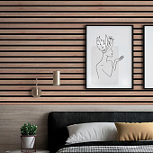  Стен.панель МДФ Акустическая Comfort Дуб Сонома 2780х600х9 /Stella 