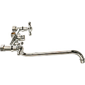 Смеситель для ванны 1/2 кер. d35 S-нос 30см А1111 Sanonix Смеситель для ванны 1/2 кер. d35 S-нос 30см А1111 Sanonix