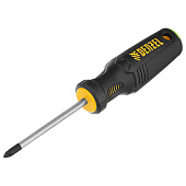 Отвертка PZ1x75мм, CrV, трехкомпонентная рукоятка, Denzel Отвертка PZ1x75мм, CrV, трехкомпонентная рукоятка, Denzel