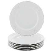 Тарелка мелкая 25 см Thun Bernadotte, декор "Деколь, отводка платина" БТФ0218 Тарелка мелкая 25 см Thun Bernadotte, декор "Деколь, отводка платина" БТФ0218