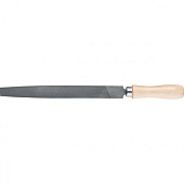  Напильник, 150 мм, плоский, деревянная ручка// Сибртех 