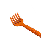  Массажер-чесалка, пластик, 2 ролика, 47х4х3,5 см, коричневый, 1655393 