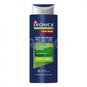  Гель для душа DEONICA FOR MEN Active Sport, 250 мл 