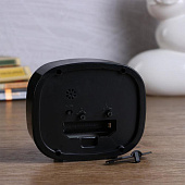 Будильник настольный Классика 12.5х10.5х3.8 см чёрный 4923114 Будильник настольный Классика 12.5х10.5х3.8 см чёрный 4923114