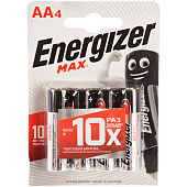  Батарейка AA LR06 (4шт)/(ENERGIZER MAX 
