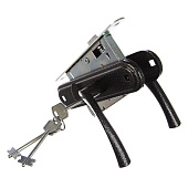 Замок врезной с ручкой ЗВ 9-4.2 (серебро) Зенит 00-00000583 Замок врезной с ручкой ЗВ 9-4.2 (серебро) Зенит 00-00000583