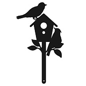 Фигура для кашпо металл 'Птички на домике' 15 х 9 'Gardissimo' Д9161 Фигура для кашпо металл 'Птички на домике' 15 х 9 'Gardissimo' Д9161