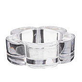  Набор из подсвечника и 3-х свечей, L7 W2,5 H27 см 