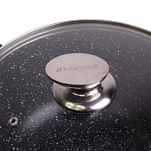 Кастрюля Kamille 4,5 л "чёрный мрамор" 4405 Кастрюля Kamille 4,5 л "чёрный мрамор" 4405