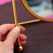 Зеркало настольное GIRLY "Golden moon", yellow Зеркало настольное GIRLY "Golden moon", yellow