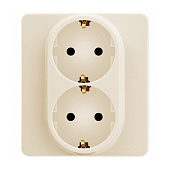 Розетка 2-м Inspiria 16А с/з сл. кость Leg 673751 Розетка 2-м Inspiria 16А с/з сл. кость Leg 673751