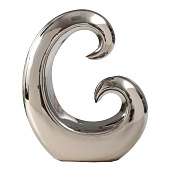  Сувенир керамика "Абстракция. Амулет" серебро 17х5,5х19 см   9841033 