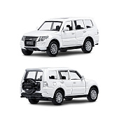 Машина металлическая ТМ Автопанорама 1:43 Mitsubishi Pajero 4WD Turbo цвет: белый, JB1251430