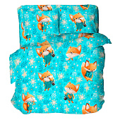 Комплект постельного белья 1,5 спальный Mariya DeLuxe Лисички 500104/1 Комплект постельного белья 1,5 спальный Mariya DeLuxe Лисички 500104/1