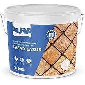 Декоративно-защитная лазурь для древесины "Aura Fasad Lazur" орех 2,5л Декоративно-защитная лазурь для древесины "Aura Fasad Lazur" орех 2,5л