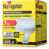  Лампа LED 7Вт GU5.3 рефлект.R50(MR16) 4000К/Navigator NLL-MR16 